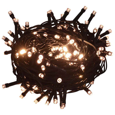 Guirnalda de luz de Vidaxl con 150 LED 15 m PVC White White