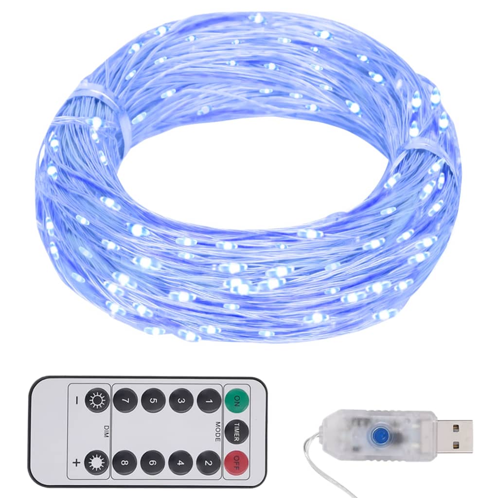 Garland leggera Vidaxl con 300 LED 30 m blu