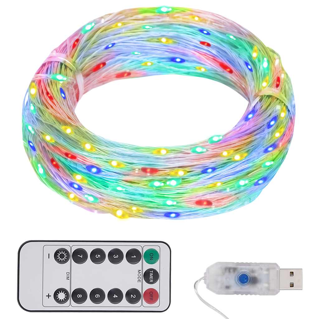 Vidaxl Light Garland con 150 LED 15 m multicolore