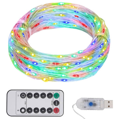 Garland leggera Vidaxl con 300 LED 30 m colorati multicolori