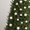 Vidaxl 100-delige kerstballenset wit