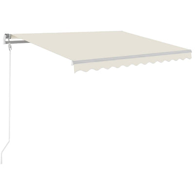 Tenda Vidaxx estensibile automaticamente 300x250 cm crema