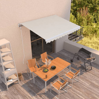 Vidaxl Luifel estende automaticamente la crema da 350x250 cm
