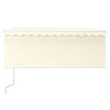 Toldo vidaxx extensible automáticamente con estor enrollable 3x2,5 m crema