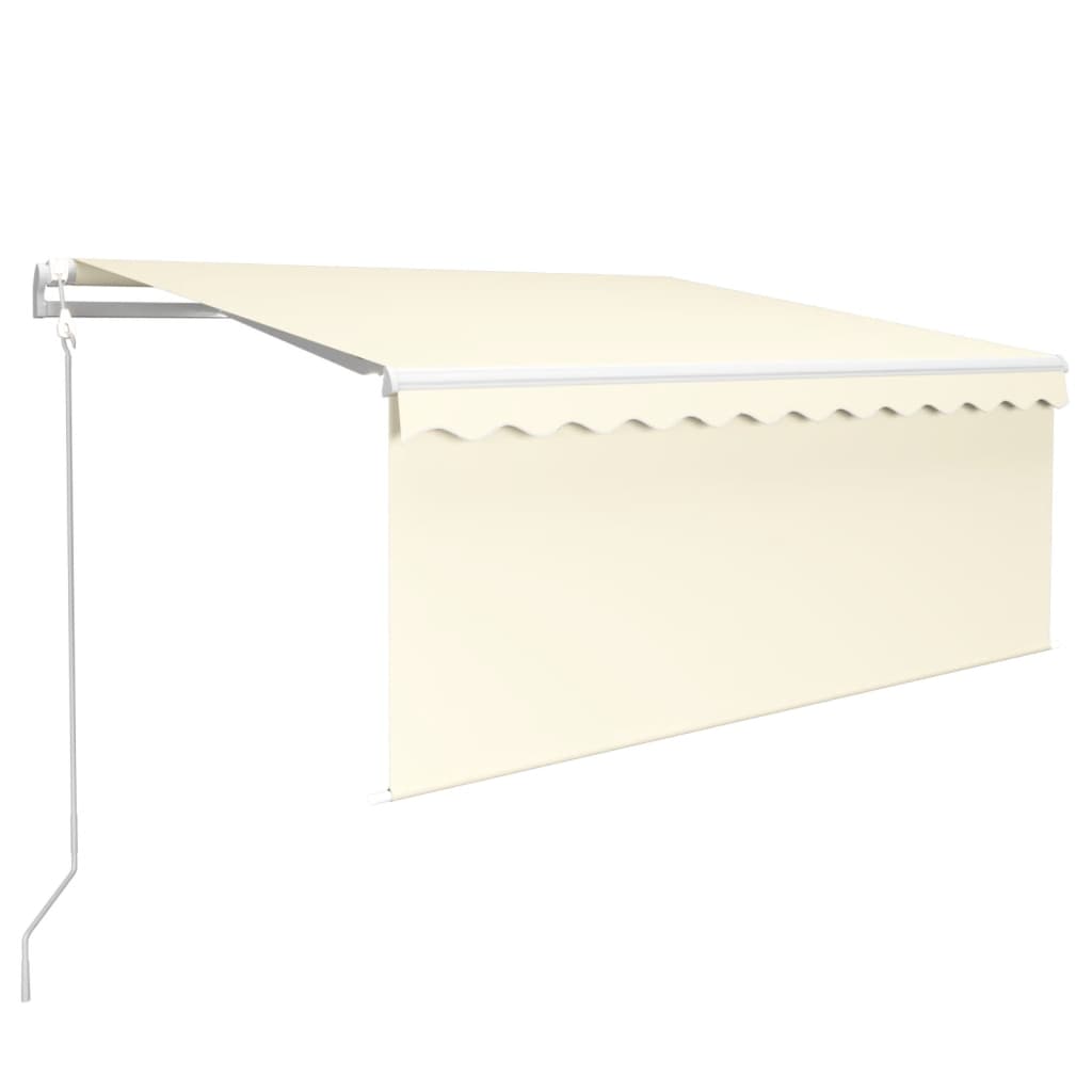 Tenda Vidaxx avvolgibile estensibile automaticamente 3,5x2,5 m colore crema
