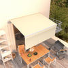 Tenda Vidaxx avvolgibile estensibile automaticamente 3,5x2,5 m colore crema