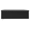 Vidaxl Luifel Manualmente Roller Blind LED 4.5x3 m antracita