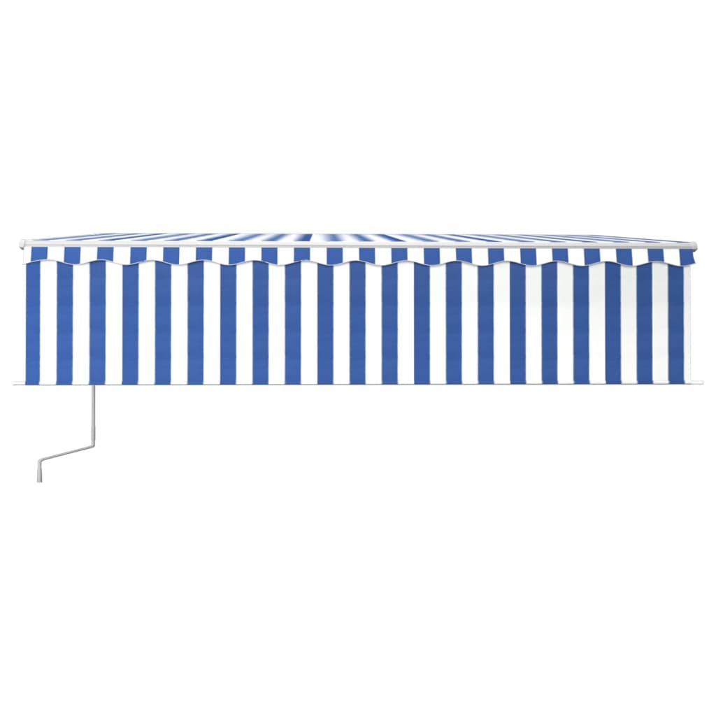 Vidaxl Luifel estendibile automaticamente con il blu Blue Blind Roller 6x3