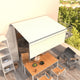 Toldo vidaxx estor enrollable extensible automáticamente 3,5x2,5 m color crema