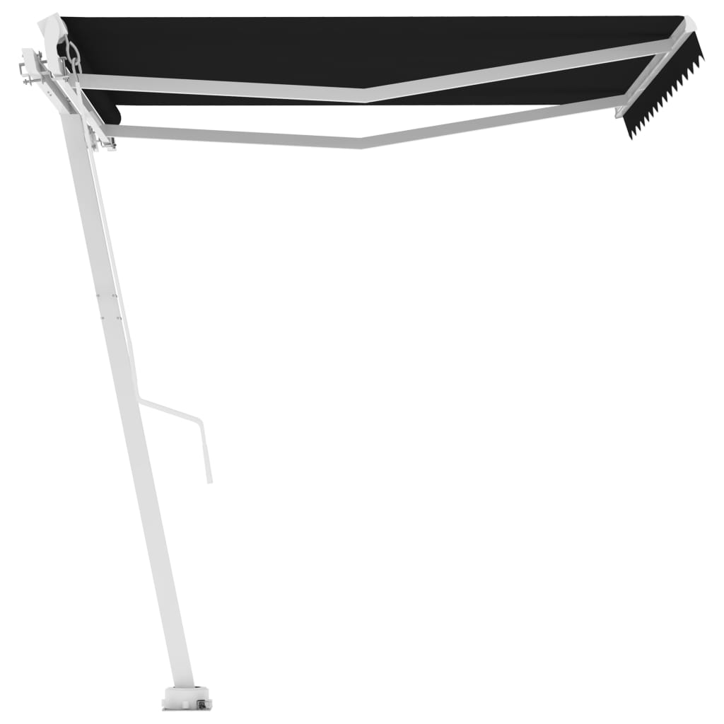 Vidaxl Luifel distaccato manualmente si estende da 350x250 cm antracite