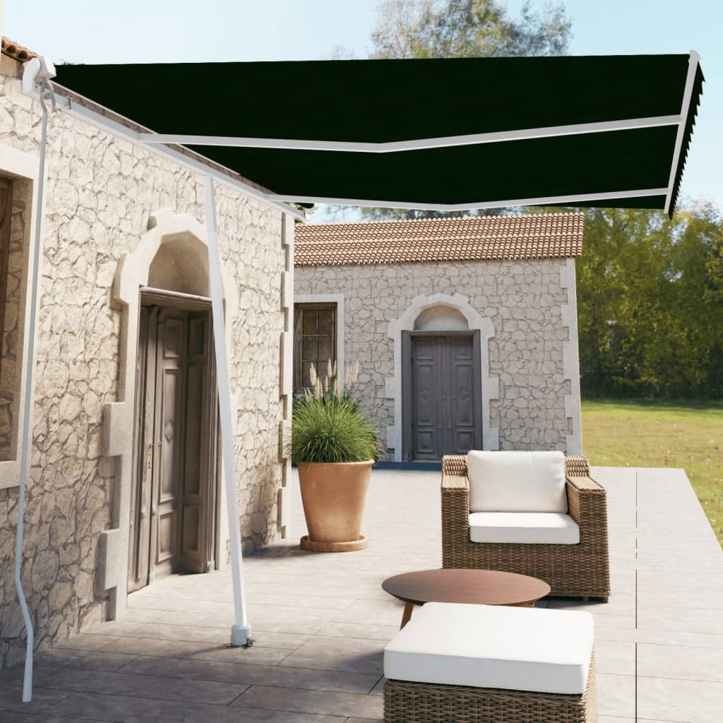 Vidaxl Luifel distaccato manualmente si estende da 350x250 cm antracite