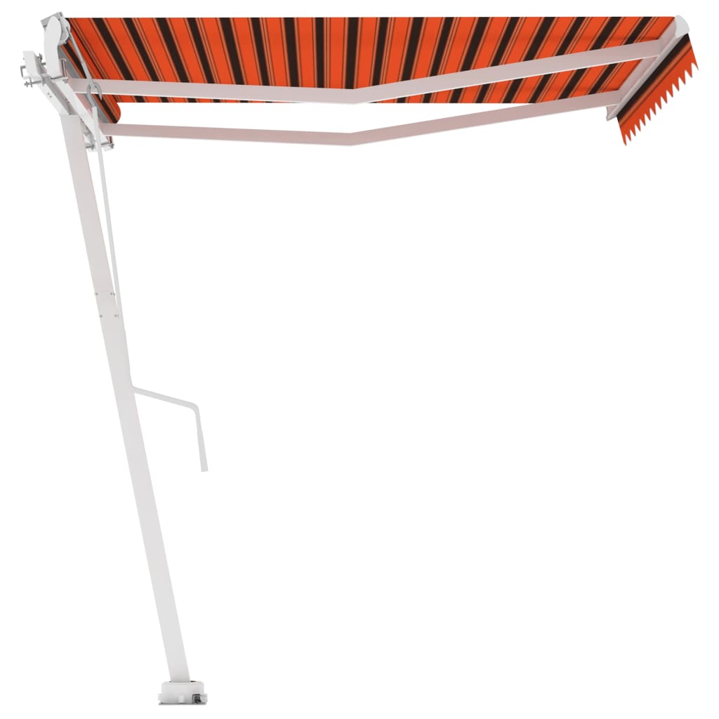 Vidaxl Luifel Free -Free Automatic 350x250 cm naranja y marrón