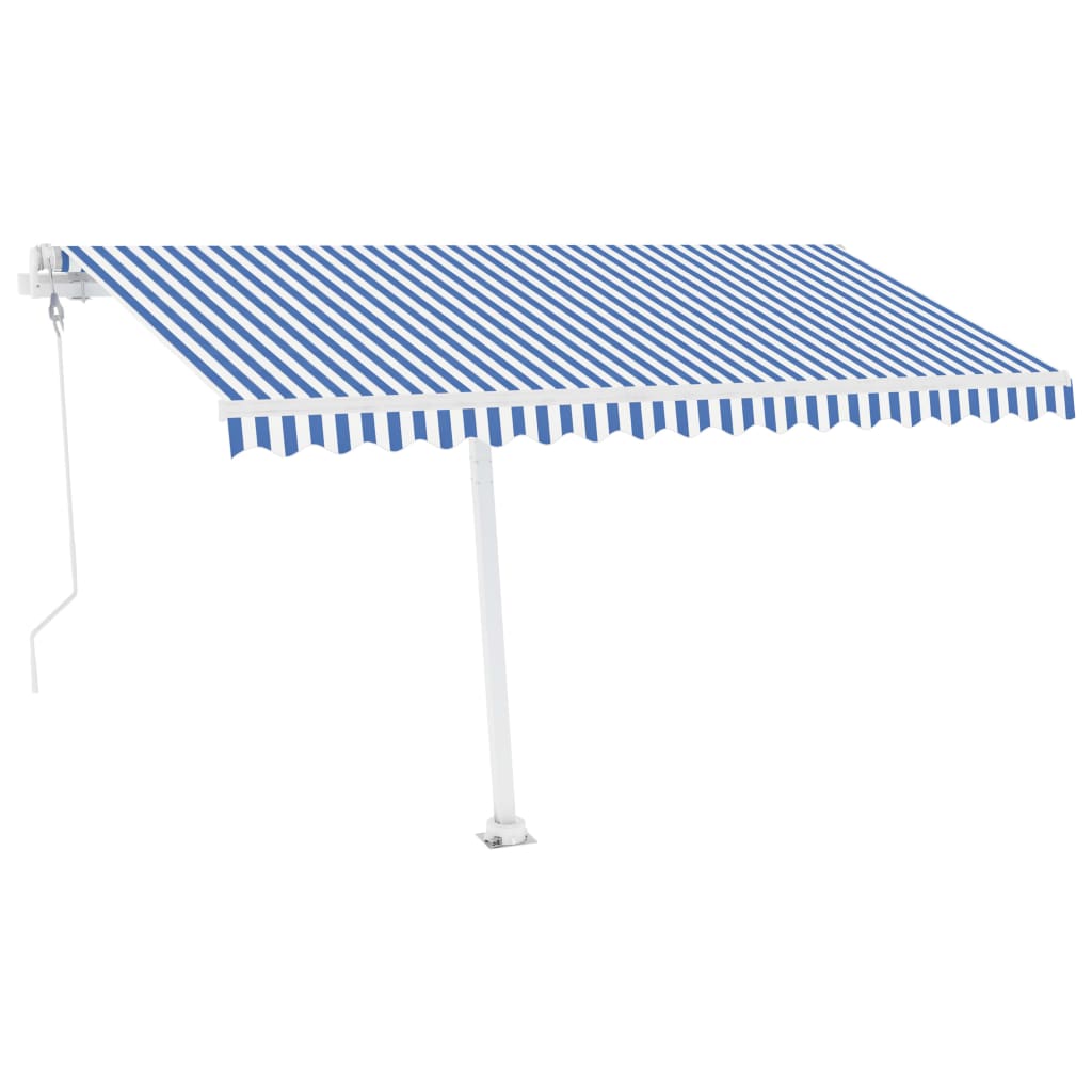 VIDAXL LUIFEL FREE -AUTOMATICO AUTOMATICO 400x300 cm blu e bianco