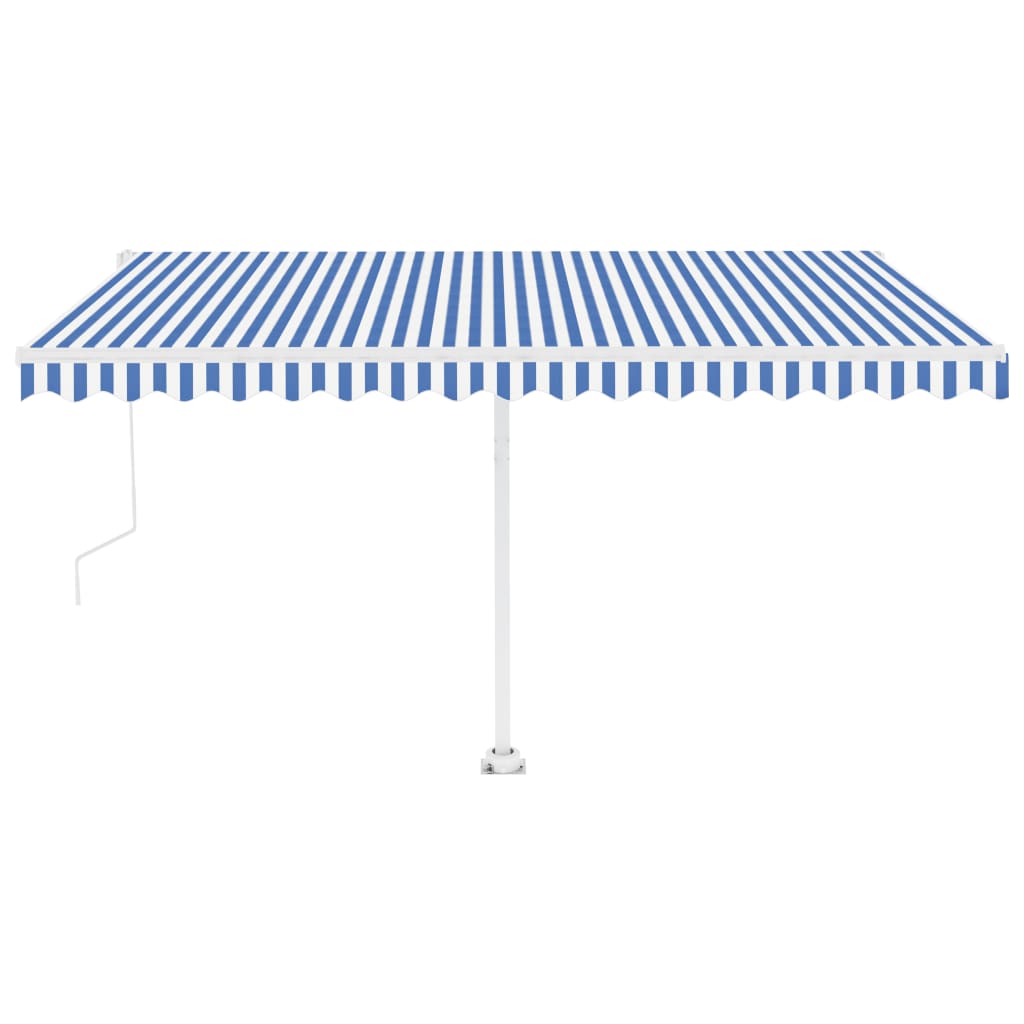 VIDAXL LUIFEL FREE -AUTOMATICO AUTOMATICO 450x300 cm blu e bianco