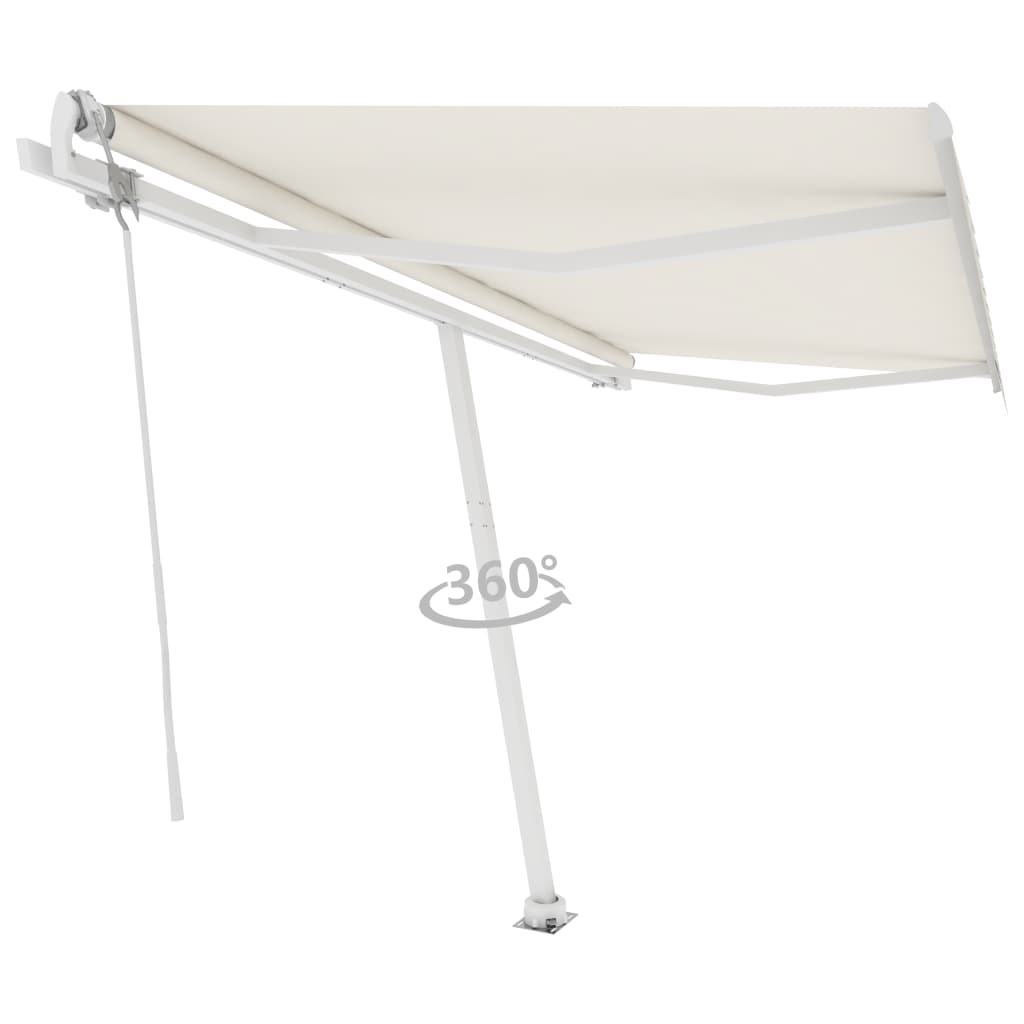 Vidaxl Luifel Free -Free Automatic 450x300 cm Cream -Colores