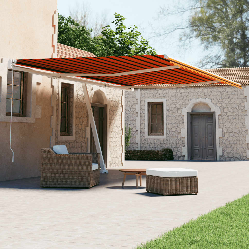 Vidaxl LAIFEL FREE -Automatico 600x300 cm arancione e marrone