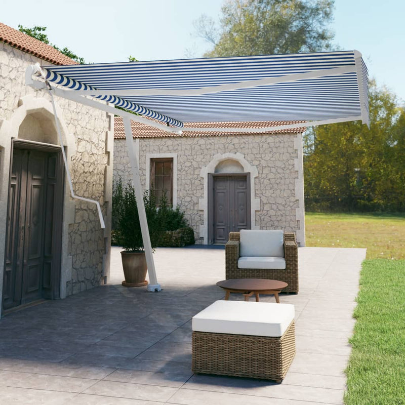 Vidaxl LAIFEL FREE -Automatico da 500x350 cm Blu e bianco