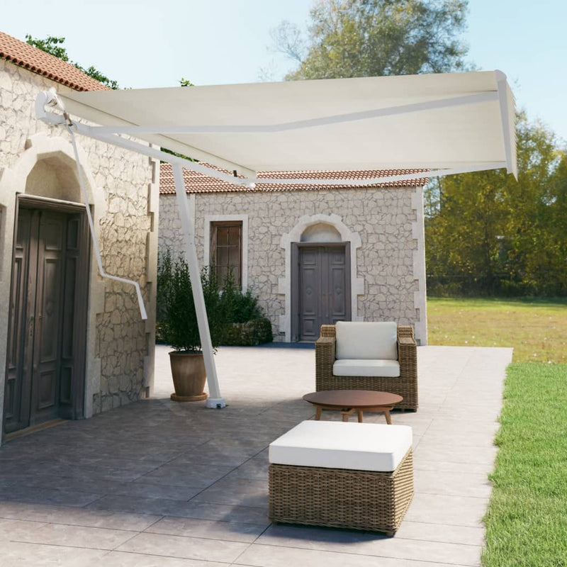 Vidaxl Luifel Free -Crema automatica da 500x350 cm automatica