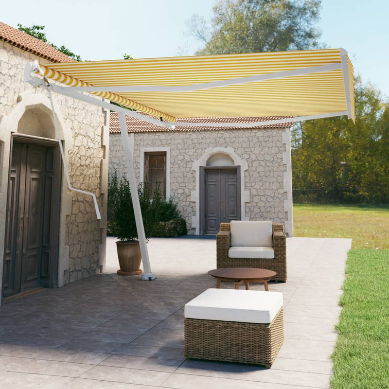 Vidaxl LAIFEL FREE -Automatico da 500x350 cm giallo e bianco