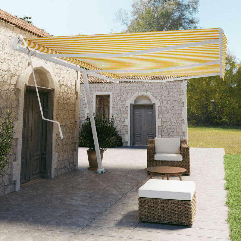 Vidaxl LAIFEL FREE -Automatico 600x350 cm giallo e bianco