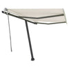 Vidaxl Luifel estendibile manualmente con crema LED 300x250 cm