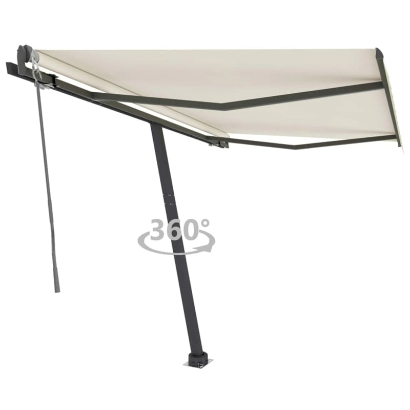 Vidaxl Luifel Free -Free Automatic 300x250 CM Cream -Coled