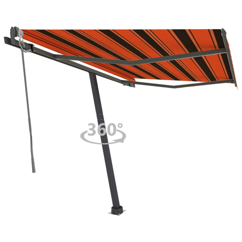 VIDAXL LUIFEL FREE -Automatico da 300x250 cm arancione e marrone