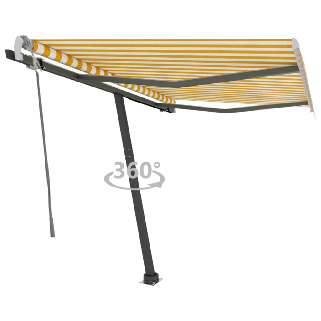 Vidaxl Laifel separado manualmente saca 350x250 cm amarillo y blanco