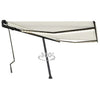 Vidaxl Luifel estendibile manualmente con crema a LED 400x300 cm