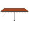 VIDAXL LUIFEL FREE -Automatico 450x300 cm arancione e marrone
