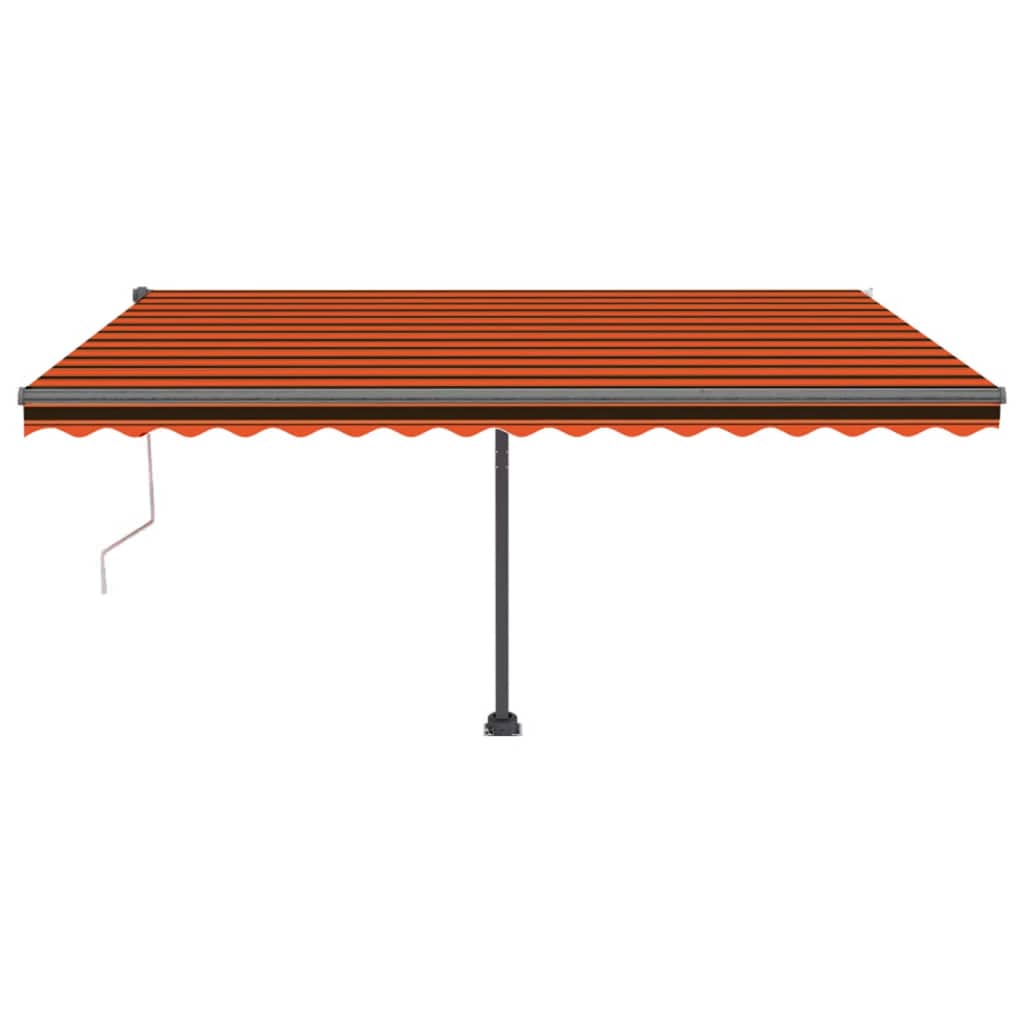 VIDAXL LUIFEL FREE -Automatico 450x300 cm arancione e marrone