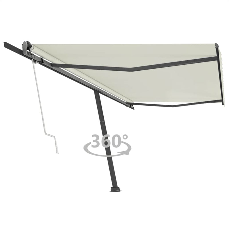 Vidaxl Luifel Free -Crema automatica da 500x300 cm automatica