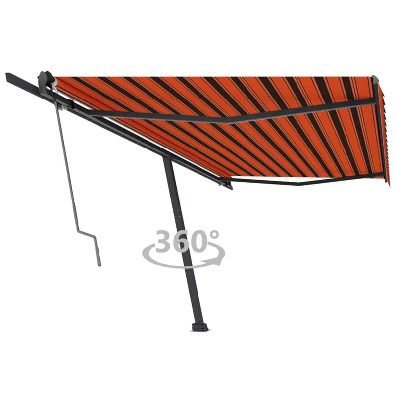 Vidaxl LAIFEL FREE -Automatico da 500x300 cm arancione e marrone