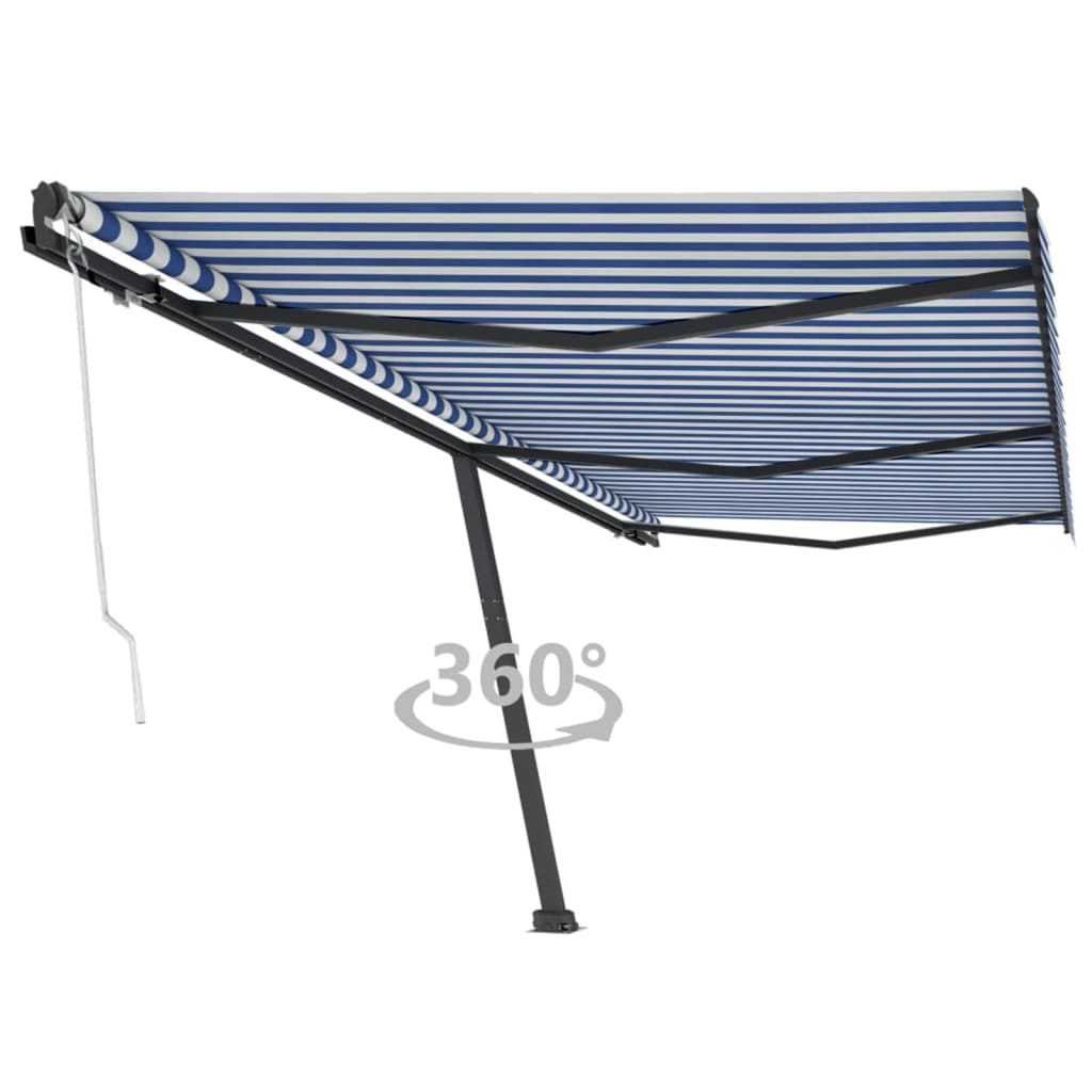 Vidaxl Laifel Free -Automatico 600x300 cm Blu e bianco