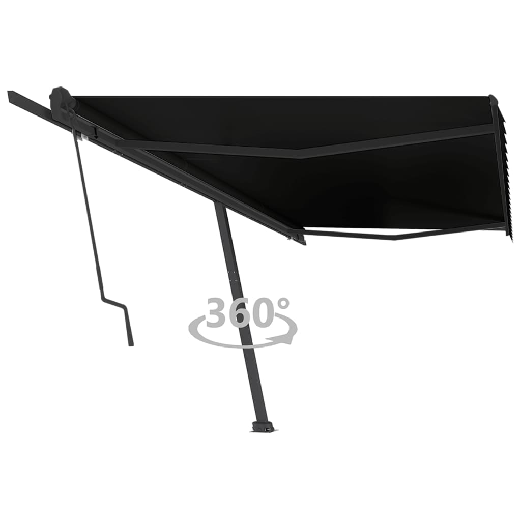 VIDAXL LUIFEL FREE -AUTOMATICO AUTOMATICO 500x350 cm antracite