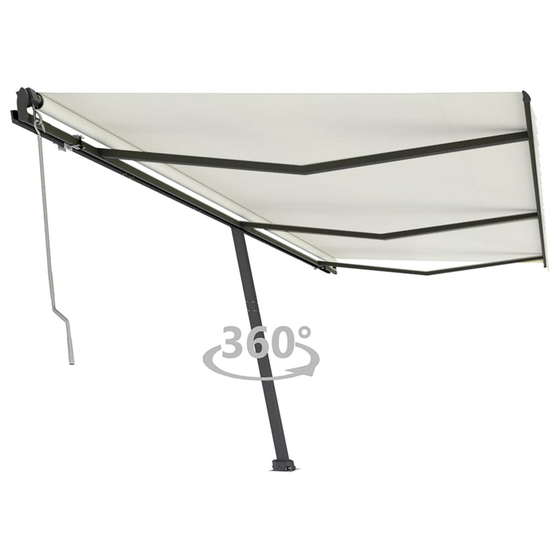 Vidaxl Luifel Free -Crema automatica 600x350 cm automatica