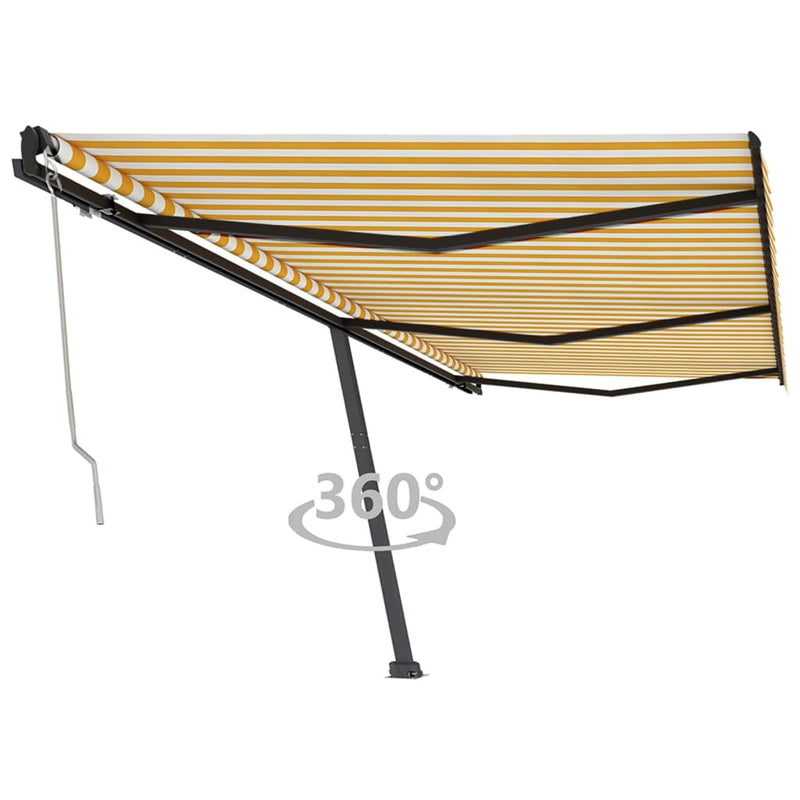 Vidaxl LAIFEL FREE -Automatico 600x350 cm giallo e bianco