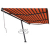 Vidaxl Luifel Free -Free Automatic 600x350 cm naranja y marrón