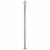 Vidaxl Doccia esterna con base marrone 220 cm in acciaio inossidabile