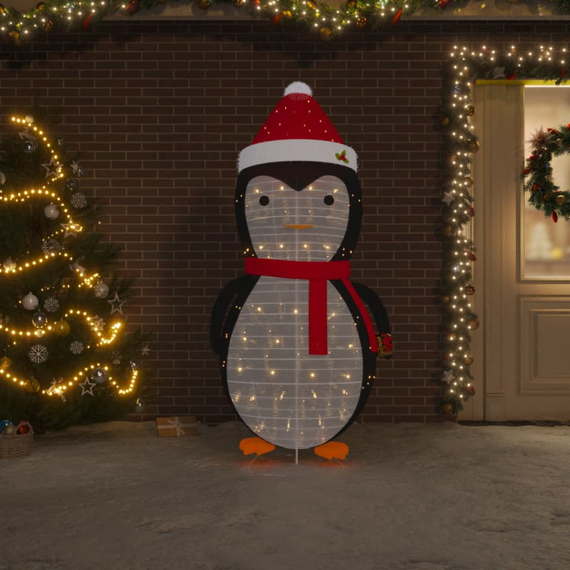 Vidaxl Christmas Penguin Decorative LED 180 cm Tessuto di lusso