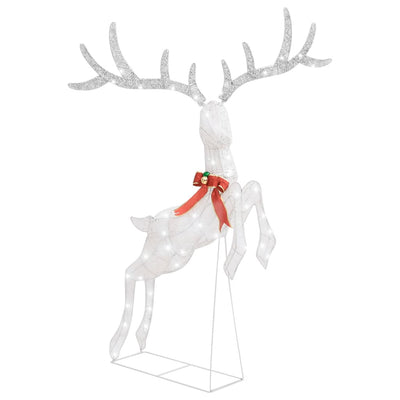 Vidaxl Decoraciones navideñas Flying Reindeer Cold White 120 LED White