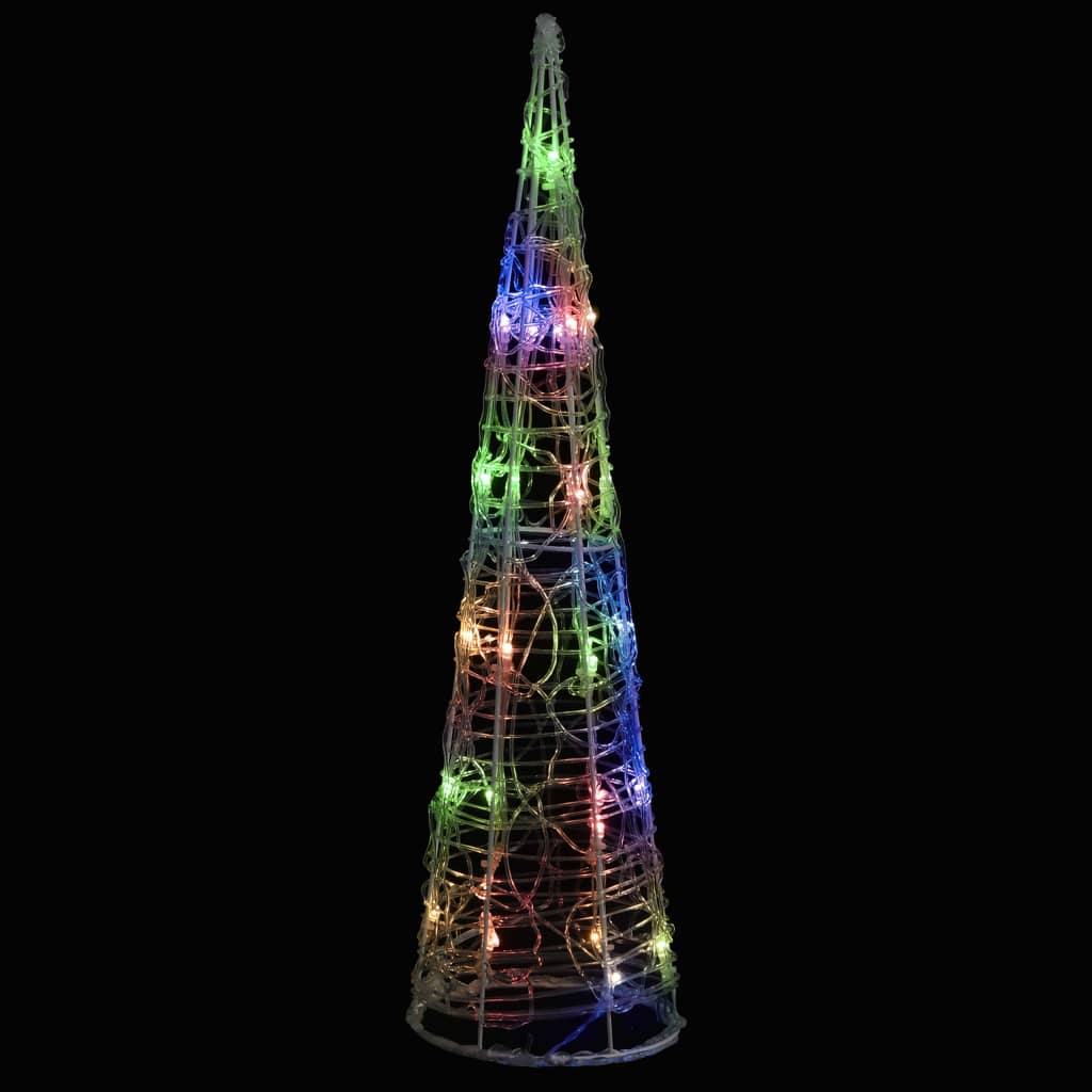 Vidaxl Light Cone LED decorativo LED decorativo multi -colore acrilico