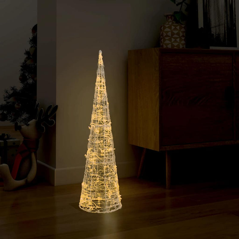 Vidaxl Light Cone Decorative LED White White 90 cm acrílico