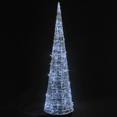 Vidaxl Light Cono Decorativo LED frío blanco 90 cm acrílico