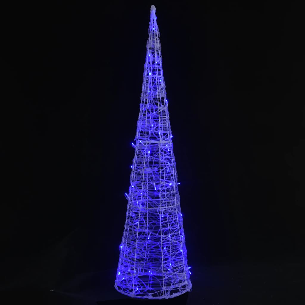Vidaxl Light Cone Decorative LED Azul 120 cm Acrílico