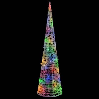 Vidaxl Light Cono Decorative LED Multi -Color de 120 cm acrílico