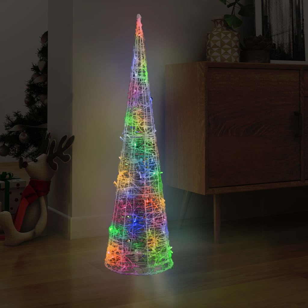 Vidaxl Light Cone LED decorativo LED decorativo multi -colore acrilico