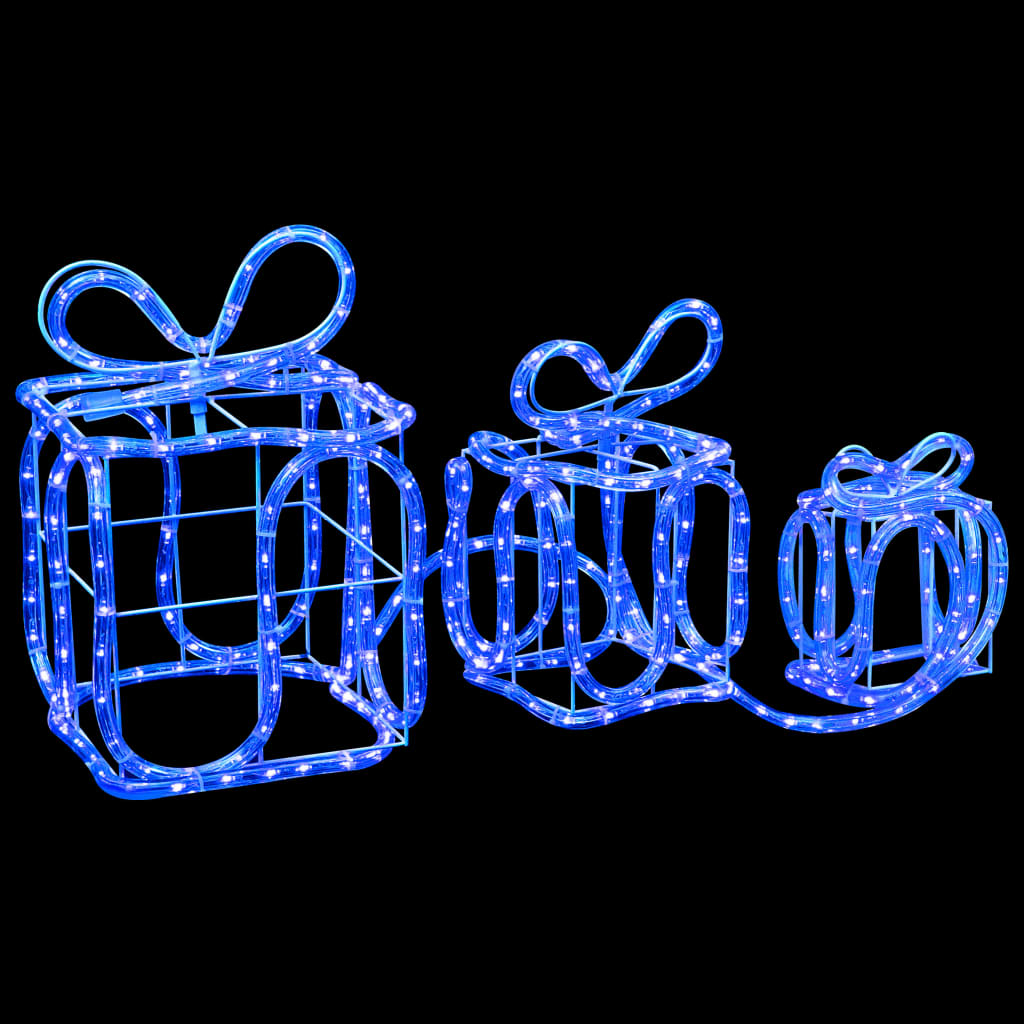 Vidaxl Caspe da regalo di illuminazione natalizia 180 LED all'interno e all'esterno