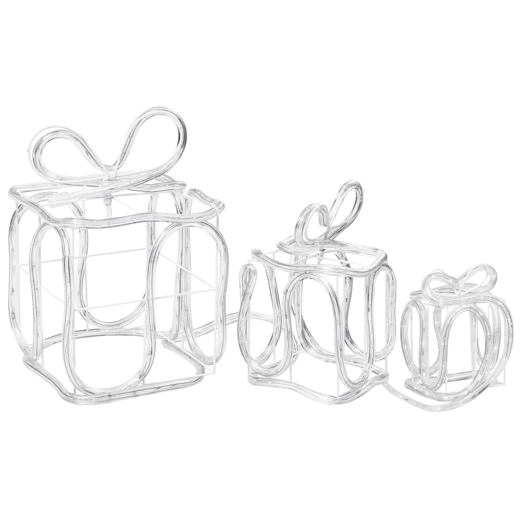 Vidaxl Caspe da regalo di illuminazione natalizia 180 LED all'interno e all'esterno
