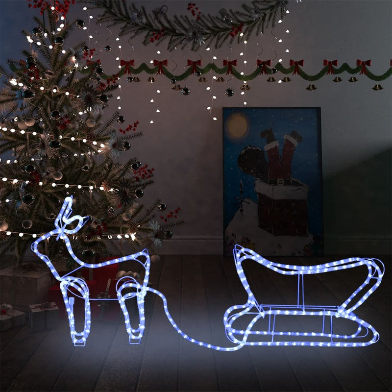 Vidaxl Decoration Reindeer e Slee 252 LED